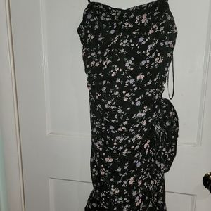 Floral Ruched Dress